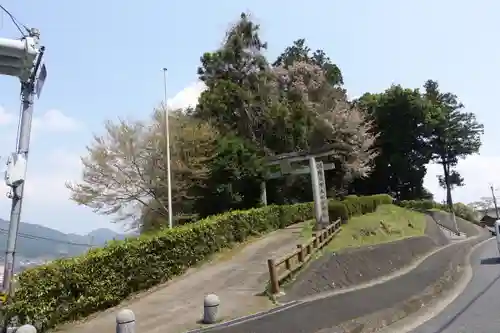 宇太水分神社の鳥居