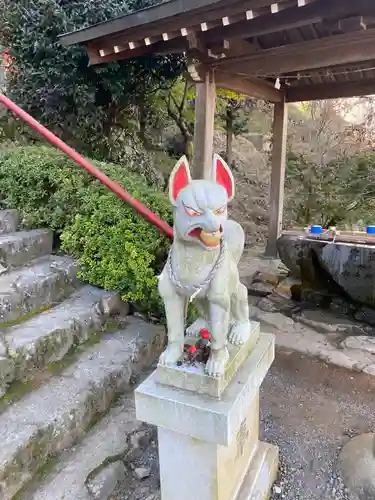 浮羽稲荷神社の狛犬