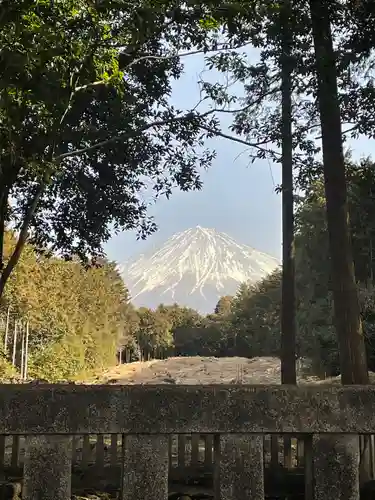 山宮浅間神社の景色