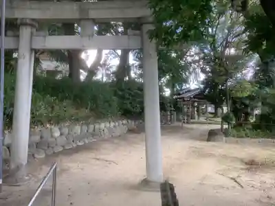 神明社（中切町）の鳥居