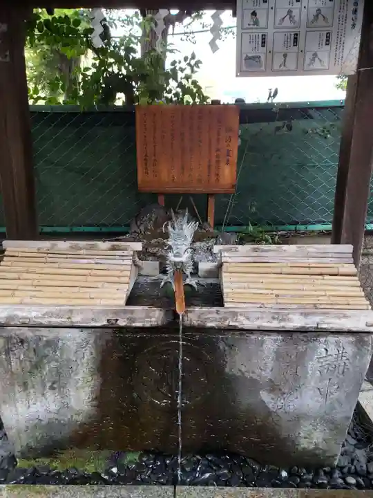 諏訪神社の手水舎