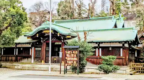 白金氷川神社の本殿・本堂