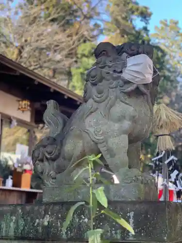 子之神社の狛犬