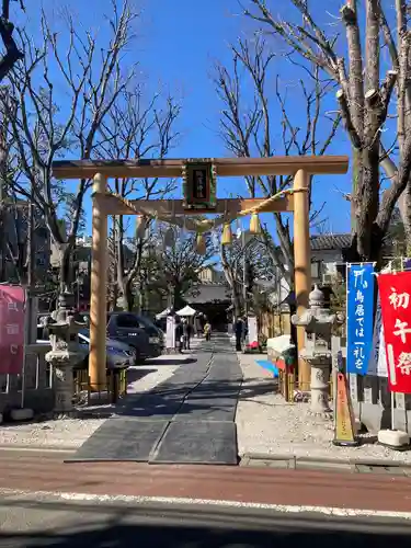 蛇窪神社の鳥居