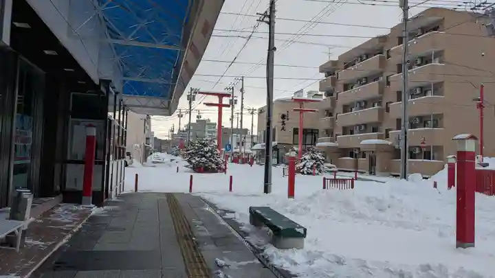 旭川銀座弁天神社の周辺