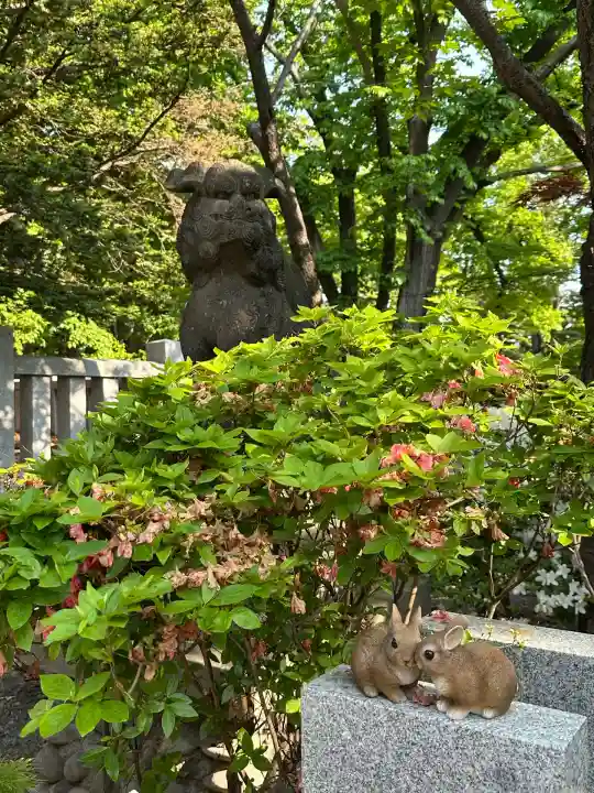 彌彦神社 (伊夜日子神社)の狛犬