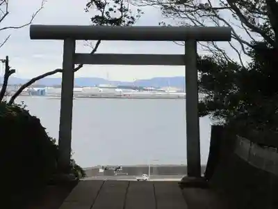 酒列磯前神社の鳥居
