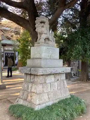 上高田氷川神社の狛犬