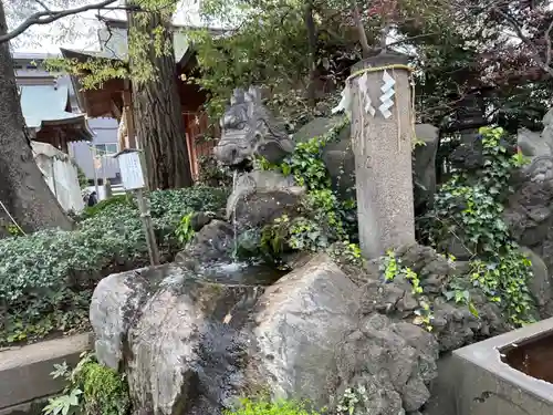 松戸神社の手水舎
