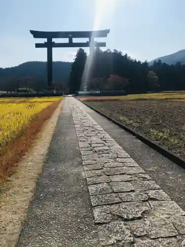 大斎原（熊野本宮大社旧社地）の鳥居