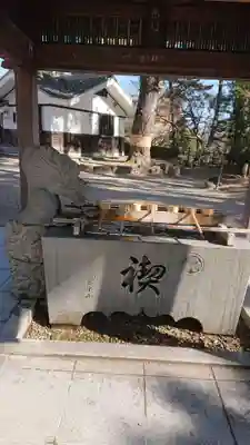 龍城神社の手水舎