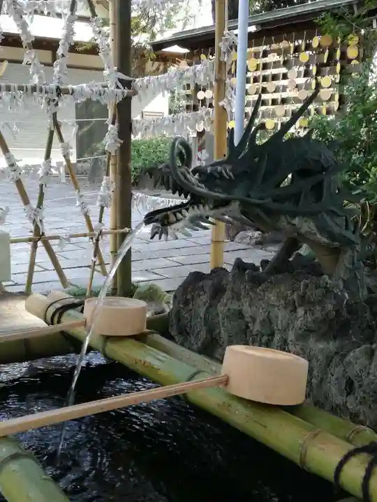 菊田神社の手水舎