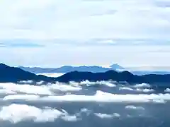 山家神社奥宮の景色