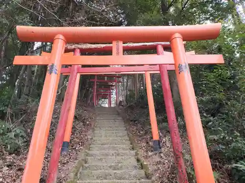 清綱稲荷大明神の鳥居