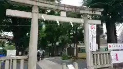 青山熊野神社の鳥居