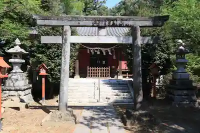 篠塚稲荷神社の鳥居