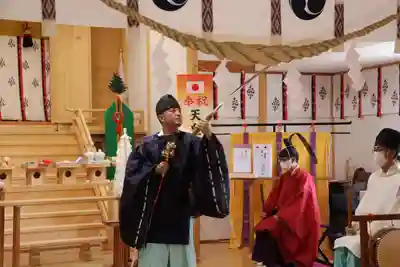 阿久津「田村神社」(郡山市阿久津町)旧社名:伊豆箱根三嶋三社の神楽