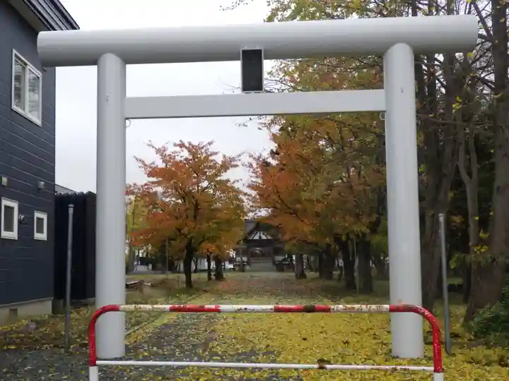 新篠津神社の鳥居