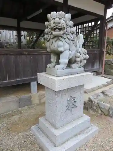 白山比咩神社の狛犬