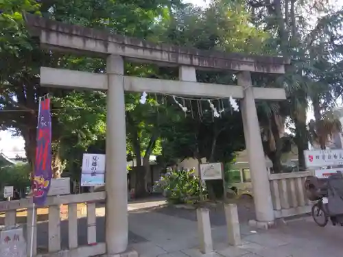 鳩森八幡神社の鳥居