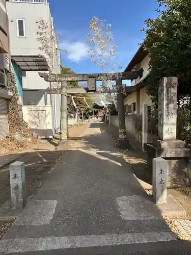 下石原八幡神社の鳥居