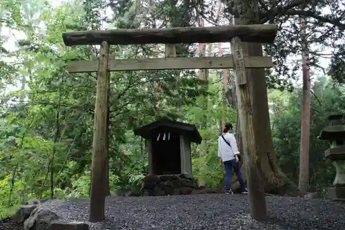 北口本宮冨士浅間神社の鳥居