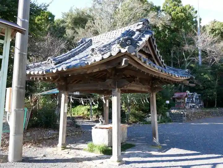 三熊野神社の手水舎