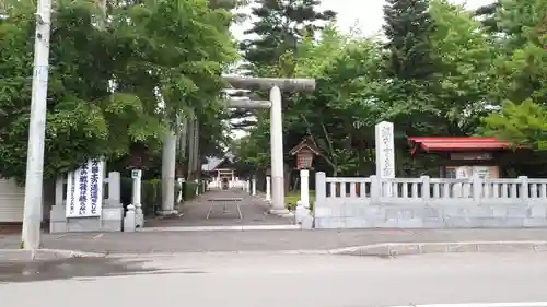 富良野神社の鳥居