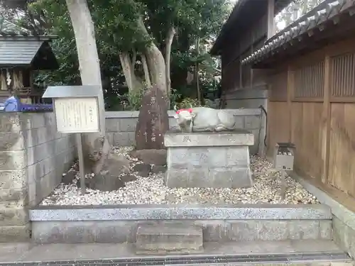 長草天神社の狛犬