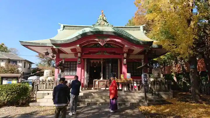 市谷亀岡八幡宮の本殿・本堂