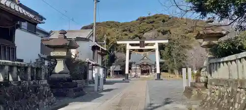 三熊野神社の鳥居