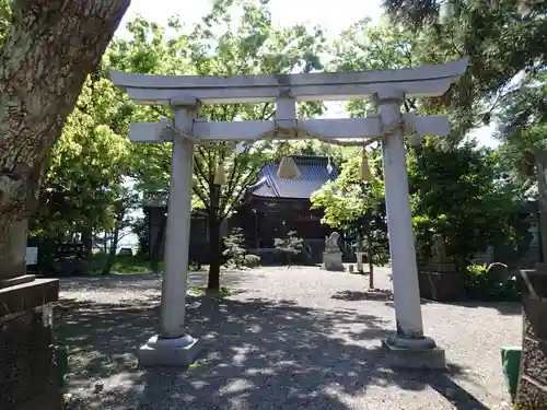 楢本神社の鳥居