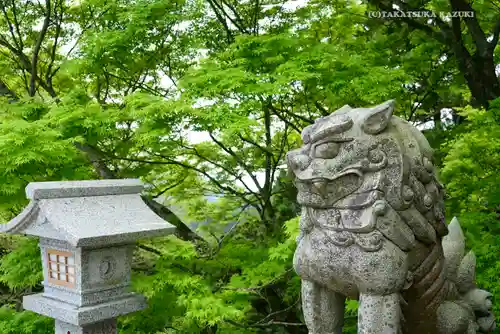 大山阿夫利神社の狛犬