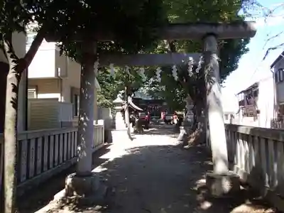 青渭神社の鳥居