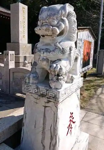 熊本縣護國神社の狛犬