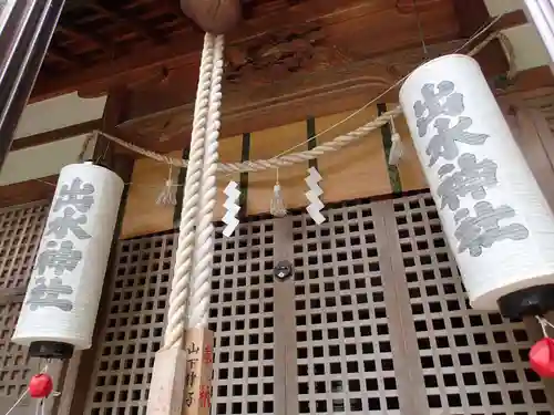 出水神社の本殿