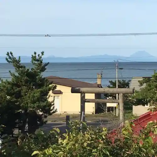 山越諏訪神社の景色