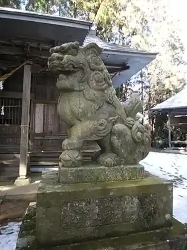 見渡神社の狛犬