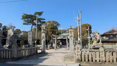 三津厳島神社の鳥居