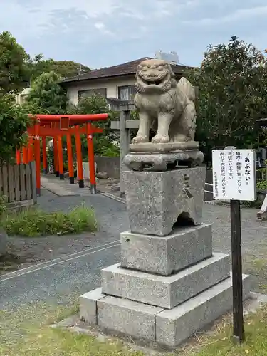 荒生田神社の狛犬