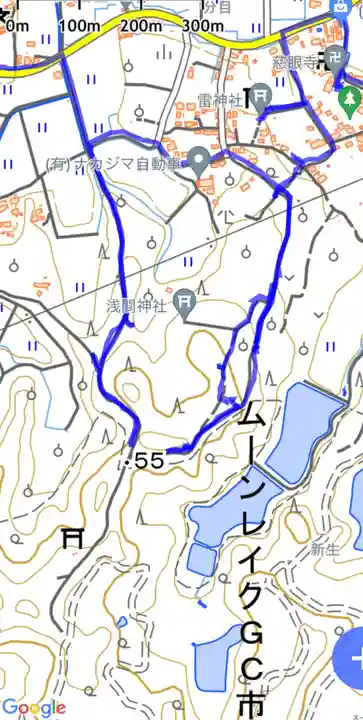 浅間神社の周辺