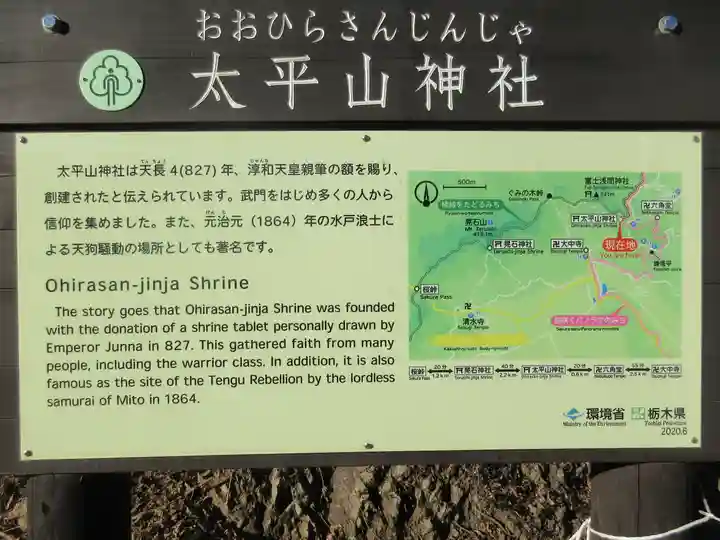 太平山神社の歴史