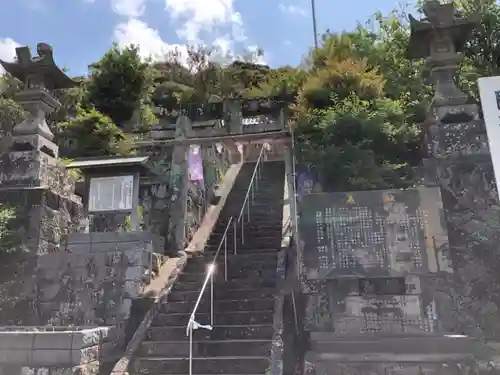 國津意加美神社の鳥居