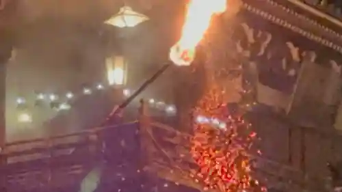 東大寺 二月堂のお祭り