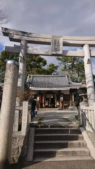 水堂須佐男神社の鳥居
