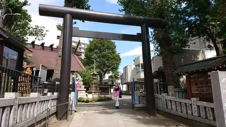 高円寺氷川神社の鳥居