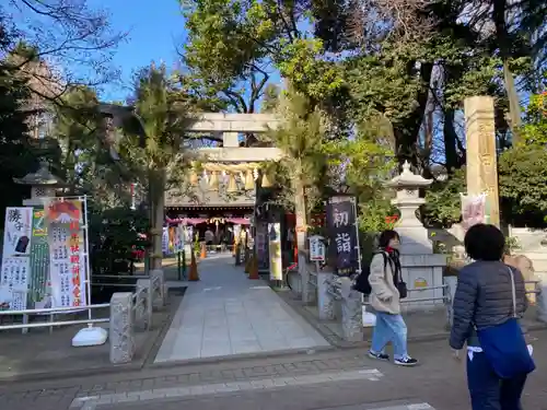 新田神社の鳥居