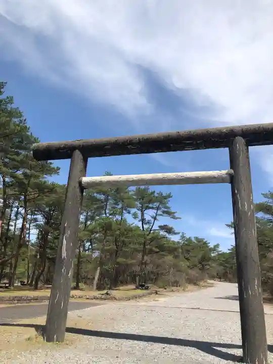 霧島神宮古宮址の鳥居