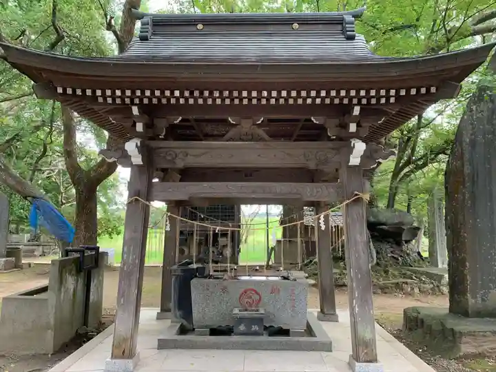 金村別雷神社の手水舎