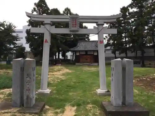 雷電神社の鳥居